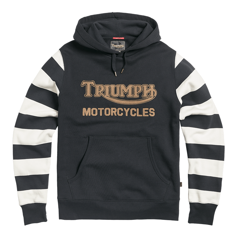 Ribble Quarter Zip Logo Heavyweight Sweatshirt in Bone